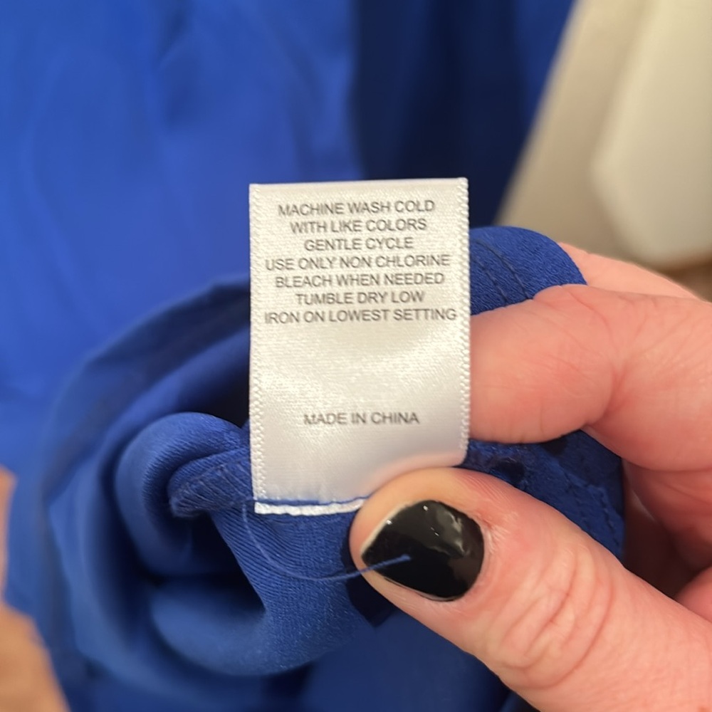 Crystal Sky Cobalt Blue Jumpsuit - Picture 7 of 7